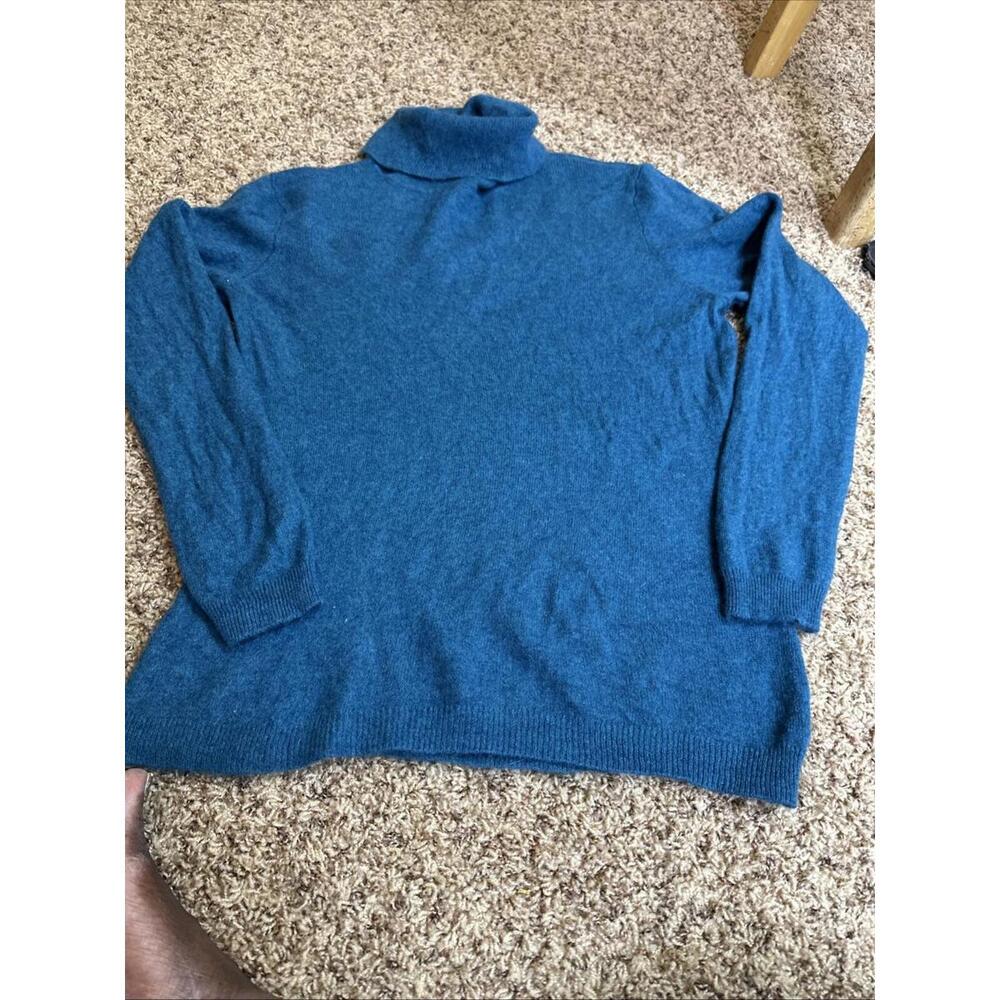 Charter Club Luxury Cashmere Turtle Neck Sweater Size L